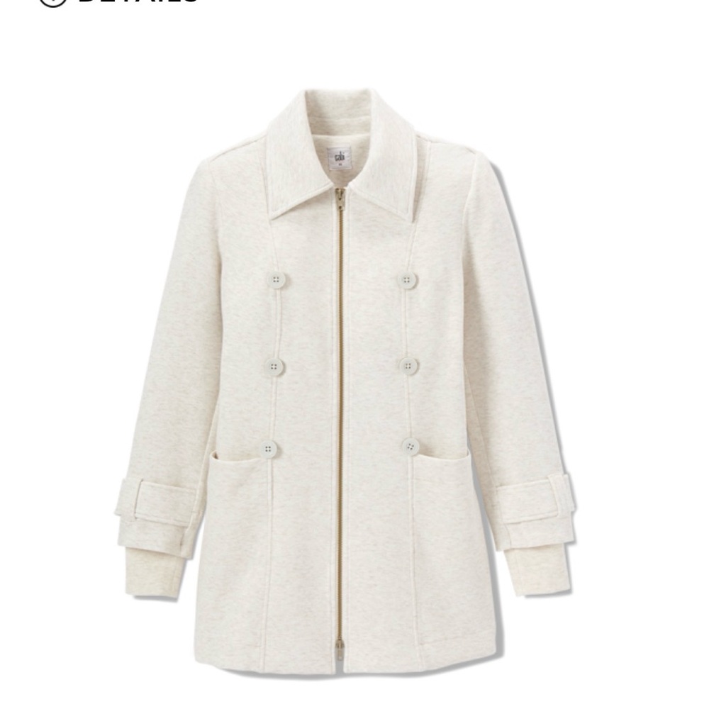 Cabi Headline Topper Women’s Cream Coat